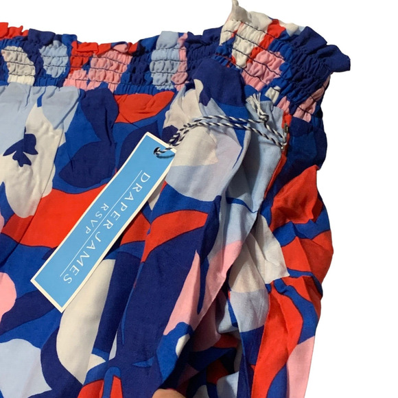 Draper James 2X Maxi Skirt A Line Gypsy Floral Pull On Pockets Ruffle Hem NWT - Picture 4 of 7